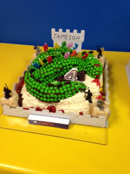 dragon birthday cake 
