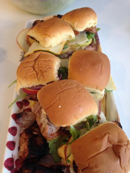 grilled pork sliders 