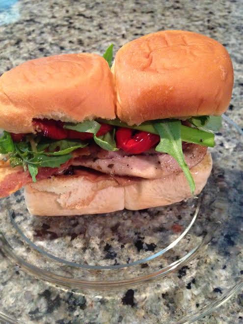 nutty chicken sandwich