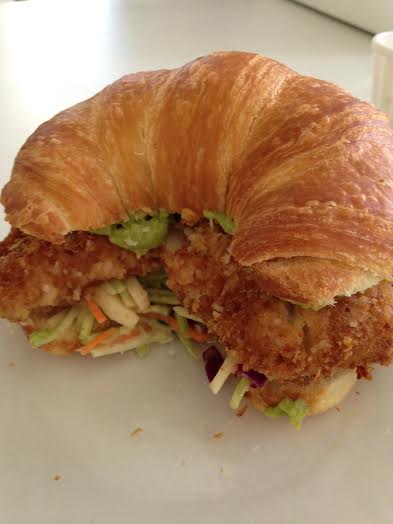 Coconut Cod Fish Sandwich 