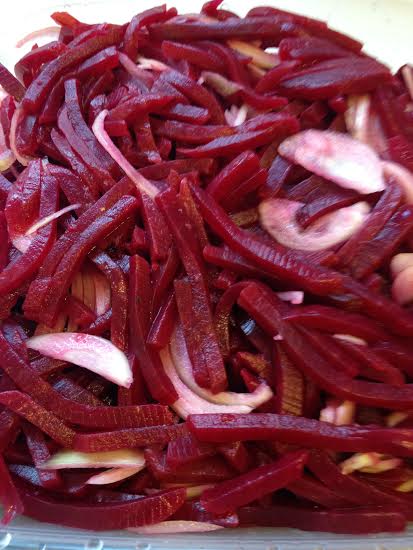 Beets and Onion Salad 
