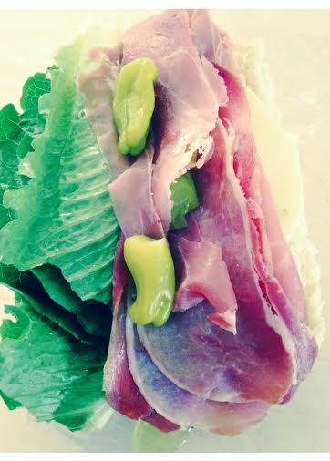 Prosciutto Ham and Cheese Sandwich