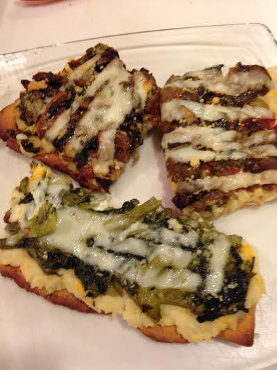 Garlic Cauliflower Pizza 