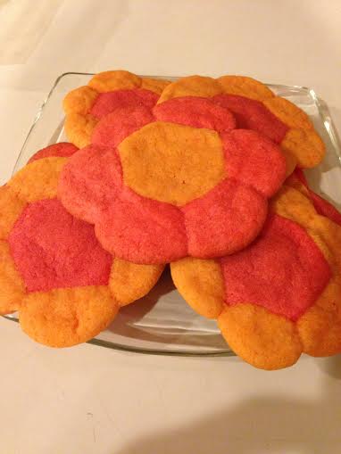 orangge raspberry sherbet cookies 