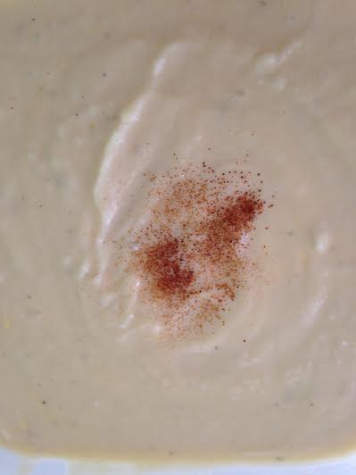 Cauliflower Garlic Cheese Soup